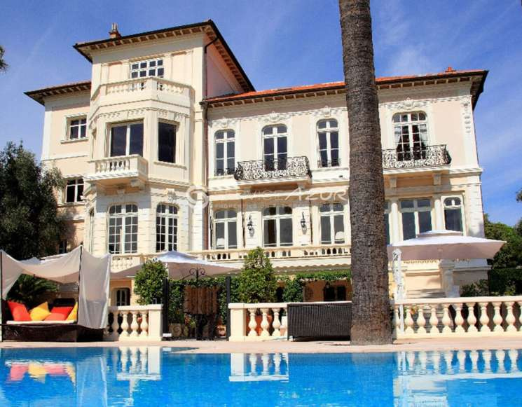 Location d'une villa belle époque vue mer à Cannes - ref 3549