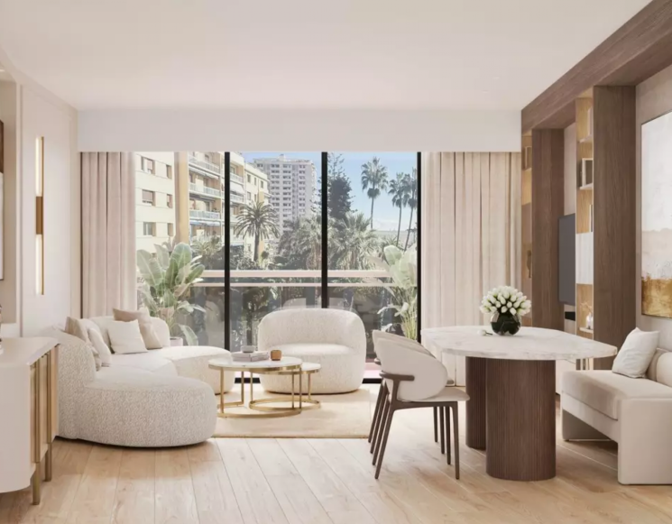 Appartement à rénover – Résidence Roqueville, Carré d’Or - ref 9020