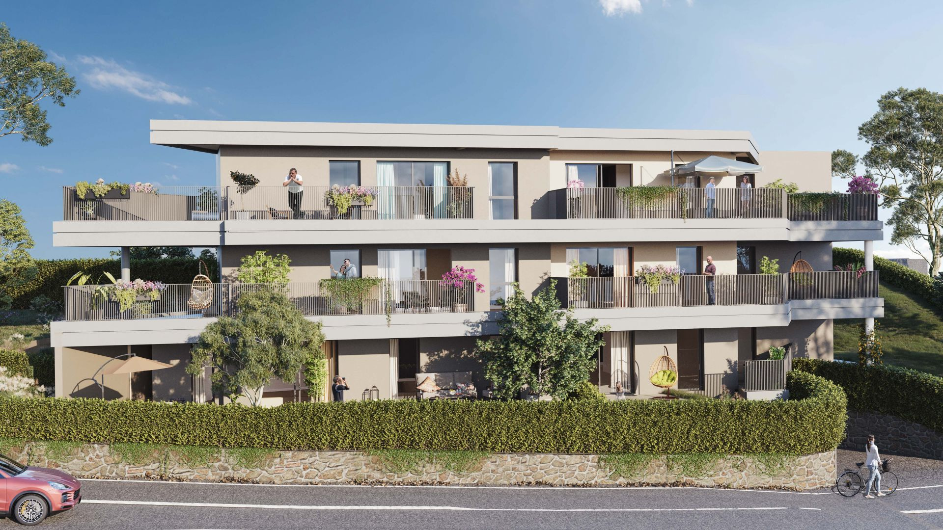 3 pièces avec jardin privatif dans une résidence neuve à Cannes