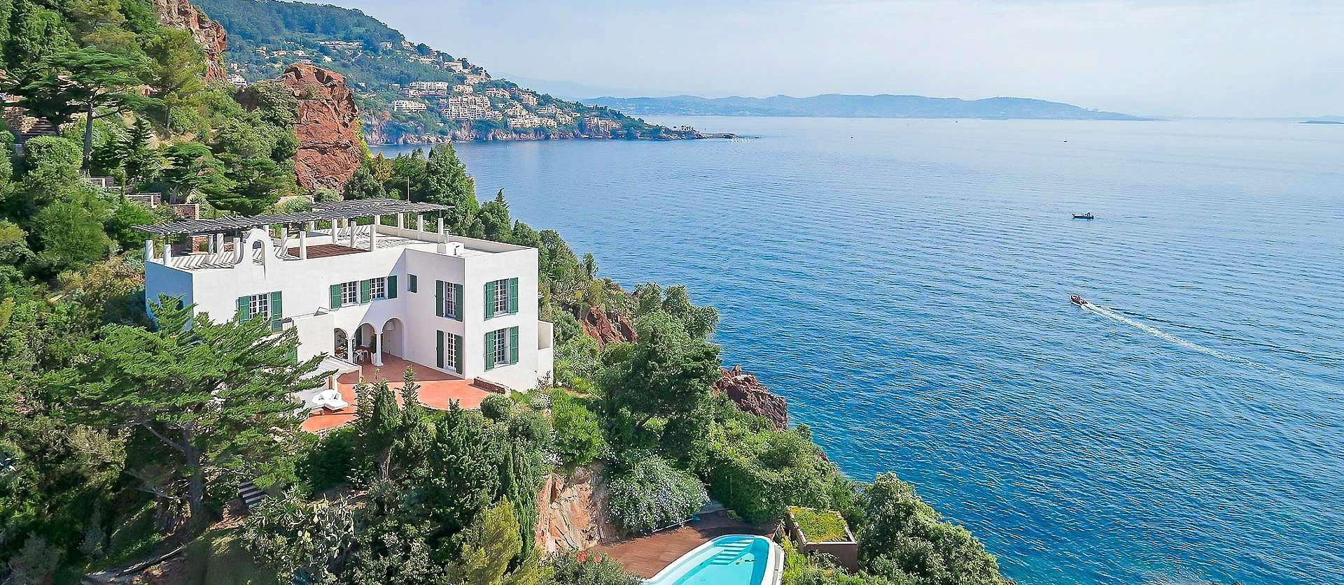 Direct Sea Access Villa in Théoule-sur-Mer with Cannes Panorama - ref 4113