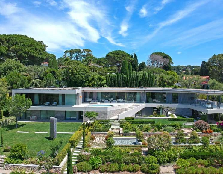 Роскошное имение на Кап д'Антиб с видом на море - ref 1403