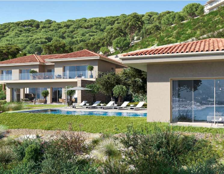 Новая вилла в Сен-Тропе в частном домене Бовалон - ref 2302