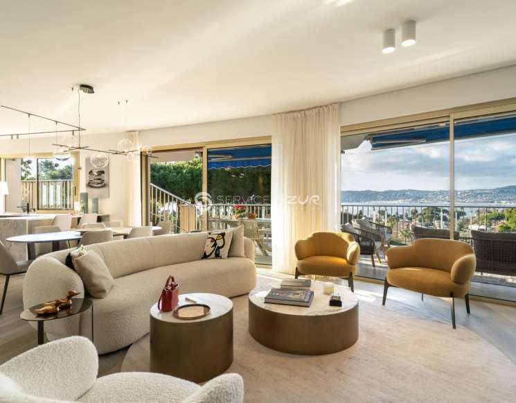 Appartement vue mer 4 chambres au Cap d'Antibes -&nbsp;ref&nbsp;6391