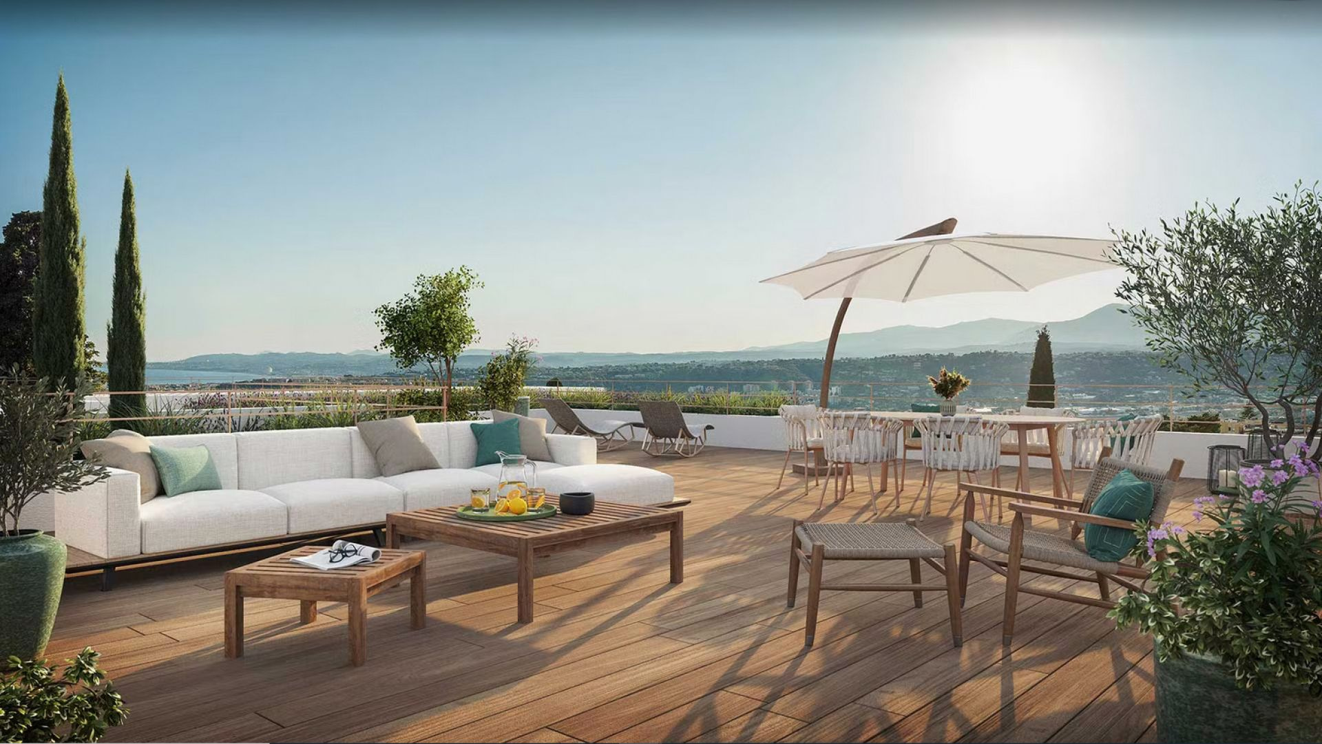 New 4-bedroom rooftop apartment in Nice