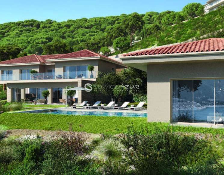 Новая вилла в Сен-Тропе в частном домене Бовалон - ref 2302