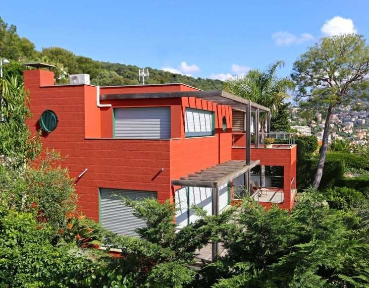 Villa contemporaine sur les hauteurs de Villefranche-sur-Mer - ref 3081