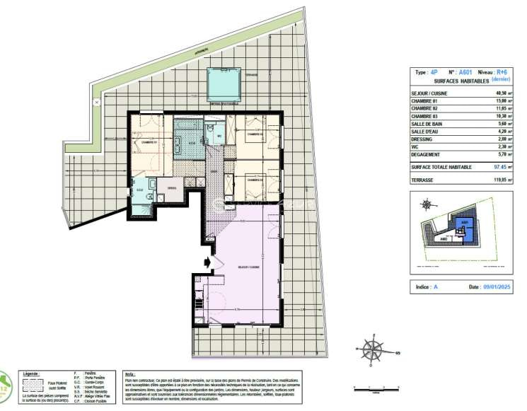 4-кімнатну квартиру в новобудові в Каннах - ref 5304