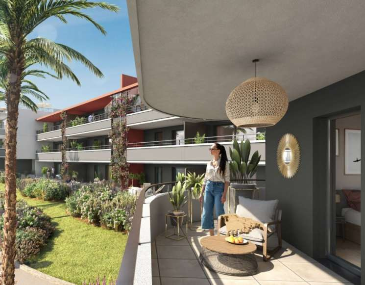 Нова трикімнатна квартира з приватним садом у Вільньов Лубе - ref 5318