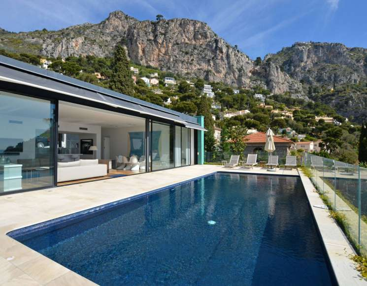 Современная вилла люкс с видом на море в Eze-sur-mer - ref 1088