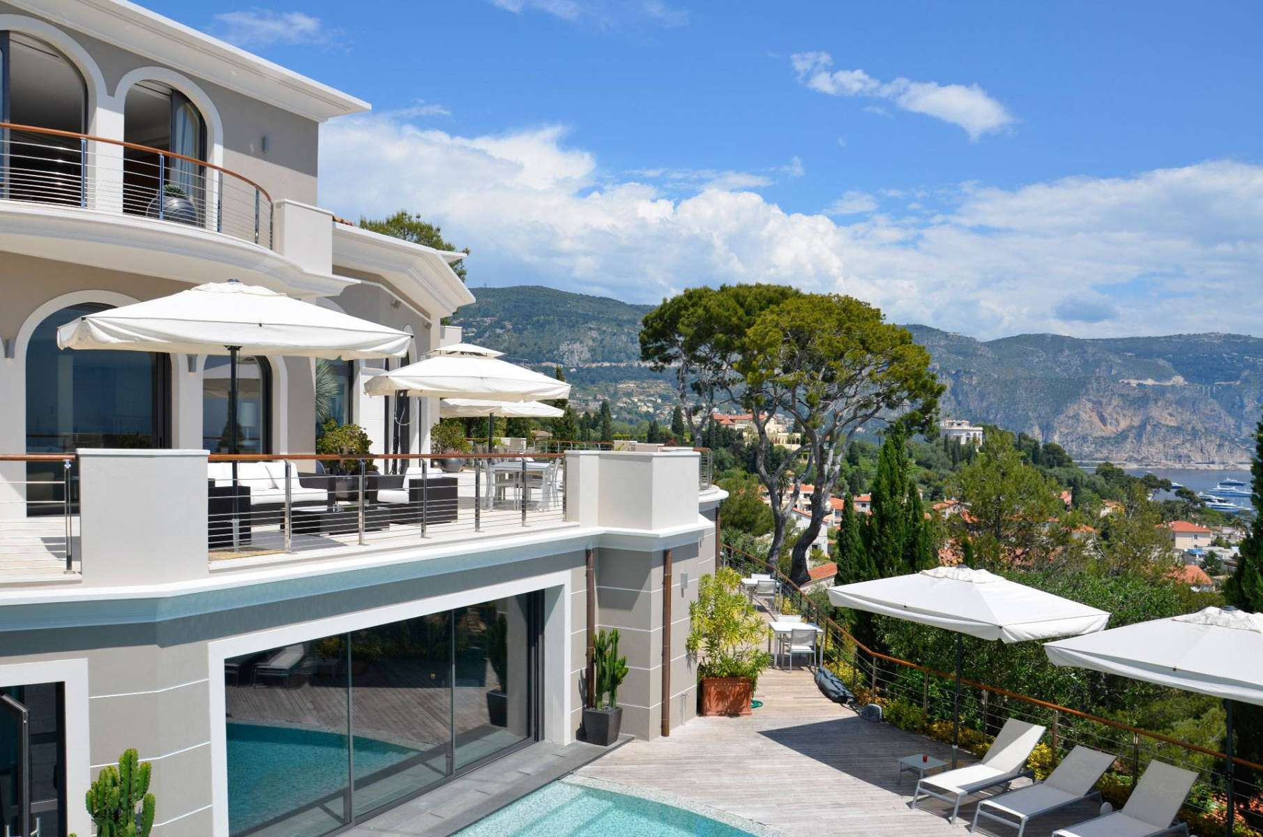 Luxueuse villa vue mer à louer à Saint Jean Cap Ferrat