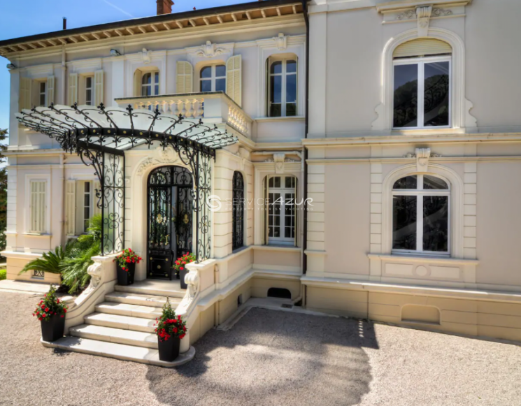 Location d'une villa belle époque vue mer à Cannes - ref 3549