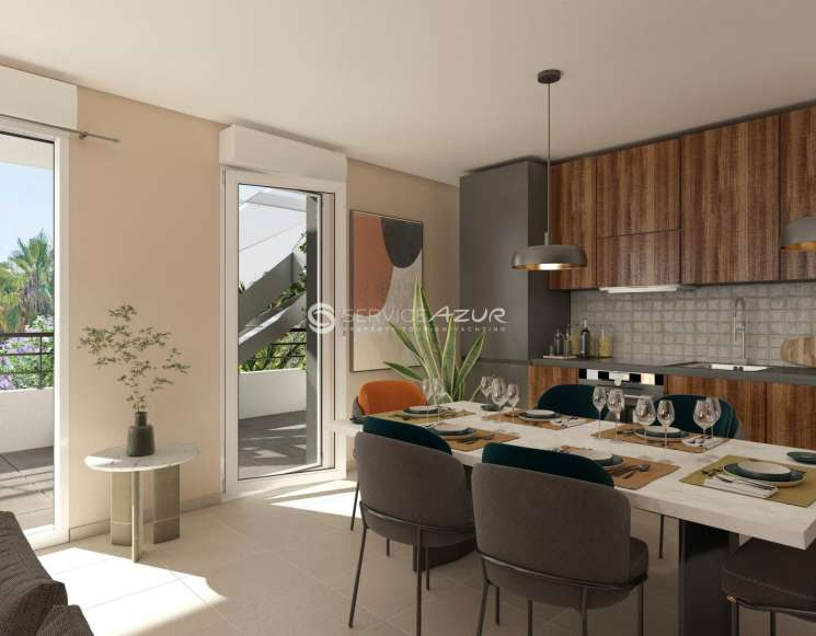 Нова трикімнатна квартира з приватним садом у Вільньов Лубе - ref 5318