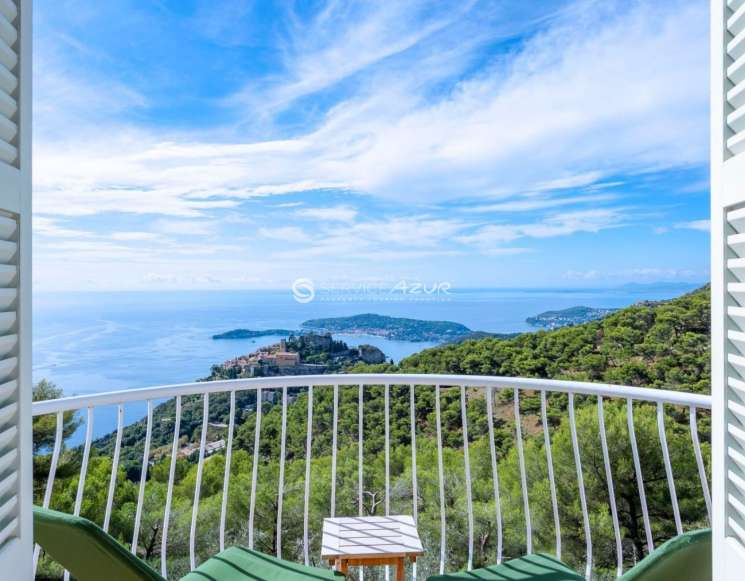 Вилла в Эз с панорамным видом на море и Кап Ферра - ref 1005