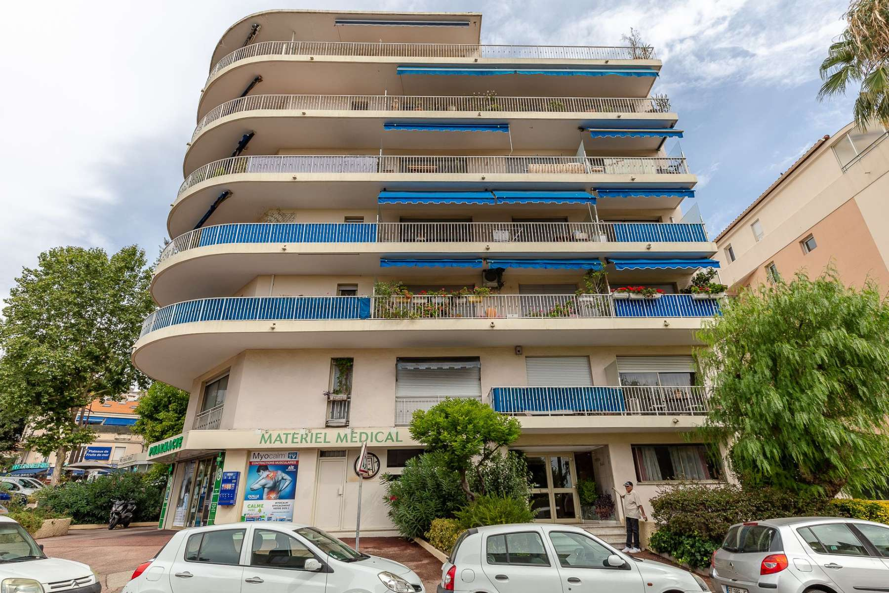 3 pièces traversant à Cannes, quartier Carnot