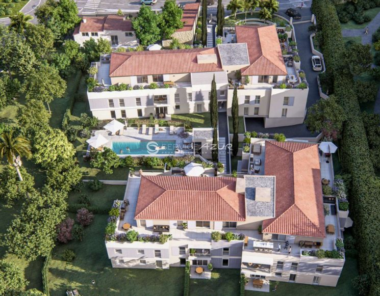 Top-Floor Apartment in New Development in Vallauris Golfe-Juan - ref 5303