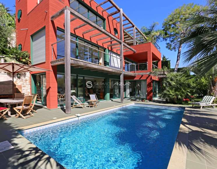 Villa contemporaine sur les hauteurs de Villefranche-sur-Mer - ref 3081