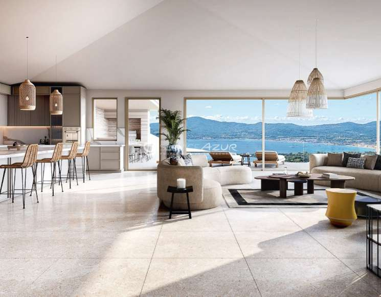 Новая вилла с видом на море в Гримо Сен-Тропе - ref 2310