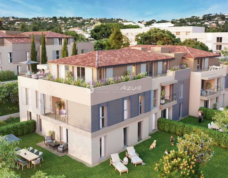 Top-Floor Apartment in New Development in Vallauris Golfe-Juan - ref 5303
