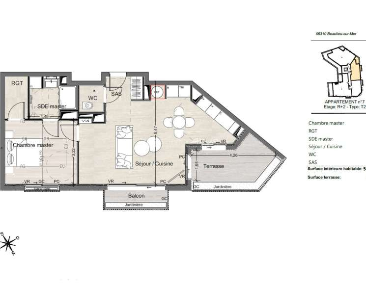 New Luxury Apartment for Sale in Beaulieu-sur-Mer -&nbsp;ref&nbsp;5009