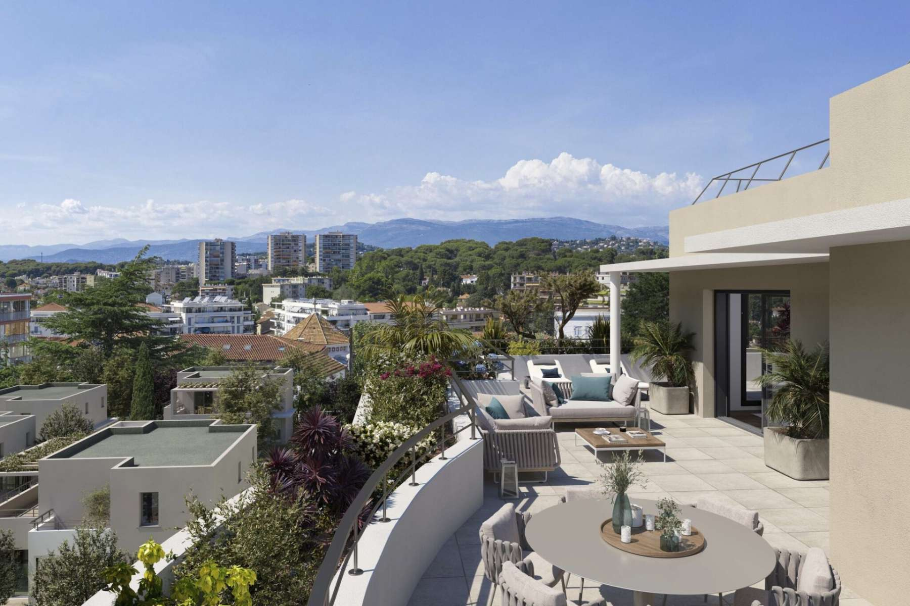 Villa in New Residence in Le Cannet Near Cannes City