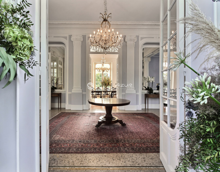 Location d'une villa belle époque vue mer à Cannes - ref 3549