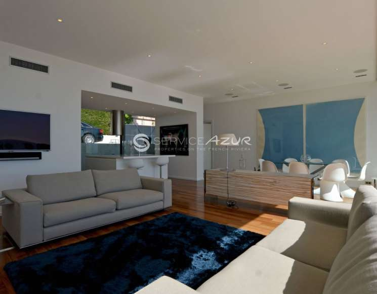 Современная вилла люкс с видом на море в Eze-sur-mer - ref 1088