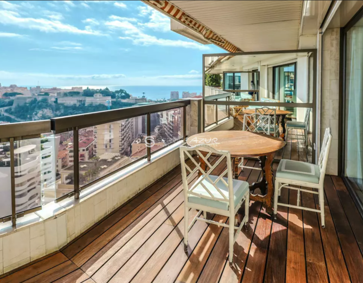 Appartement 4 pièces avec vue mer au cœur de Moneghetti, Monaco - ref 9014