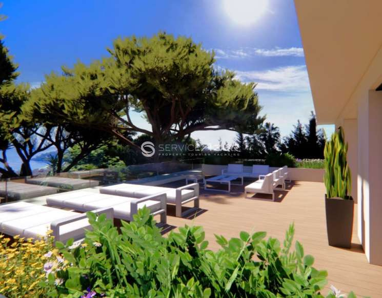 Нова вілла в Рокбрюн-кап-Мартен з видом на море - ref 1009