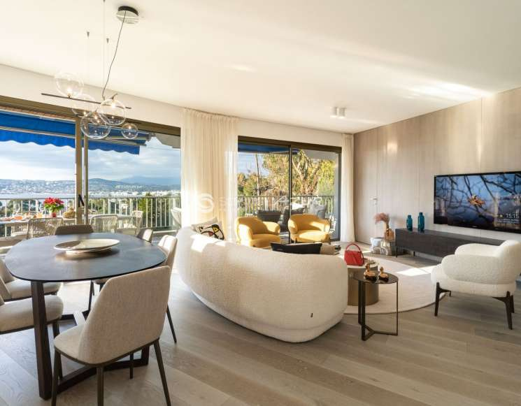 Appartement vue mer 4 chambres au Cap d'Antibes -&nbsp;ref&nbsp;6391