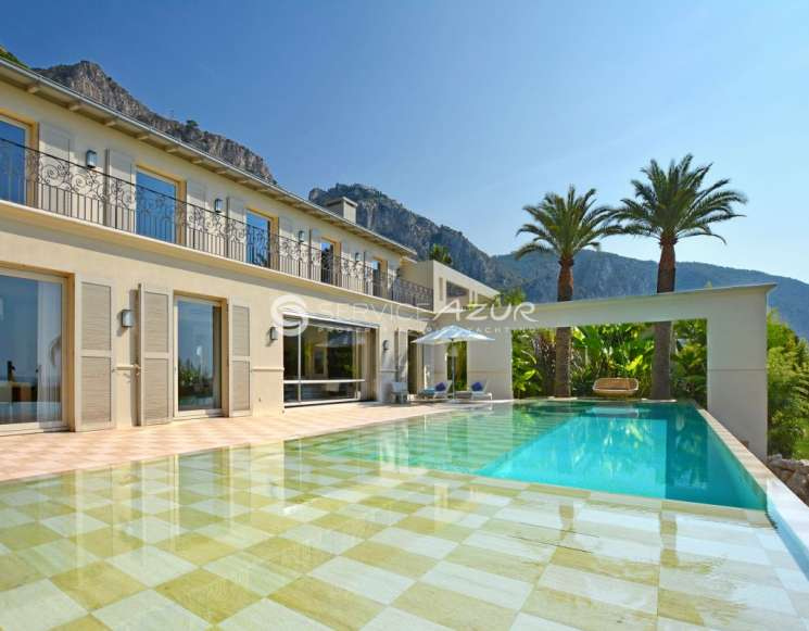 Продажа имения в Eze с видом на море, в 100 метрах до пляжей - ref 1012