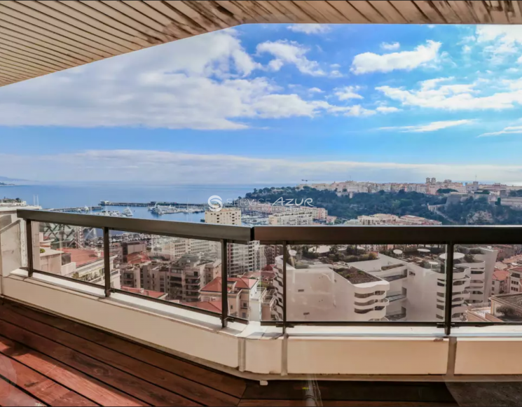 Appartement 4 pièces avec vue mer au cœur de Moneghetti, Monaco - ref 9014