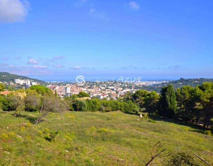 Expansive Sea View Land in Prestigious Cannes Area - ref 7763