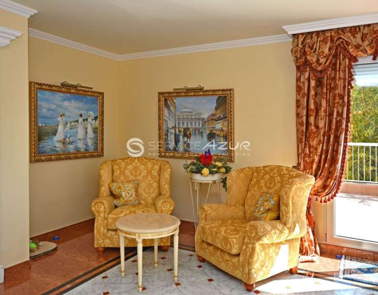 Location d'une villa de luxe vue mer dans un domaine fermé à Cannes - ref 3566