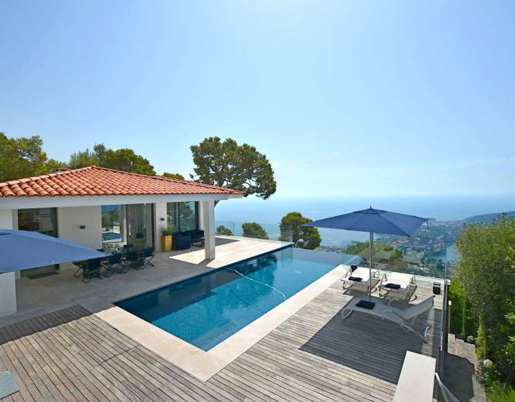Villa for sale in Villefranche-sur-Mer with panoramic sea view - ref 1008