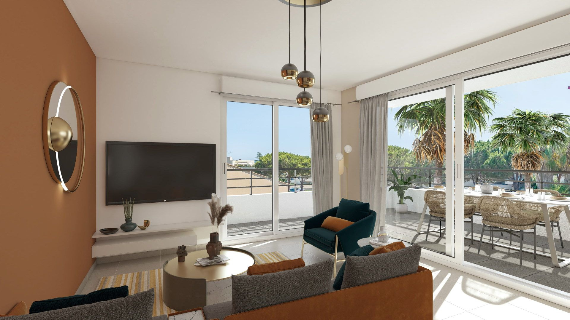 Appartement T3 dans un nouveau complexe résidentiel à Villeneuve-Loubet