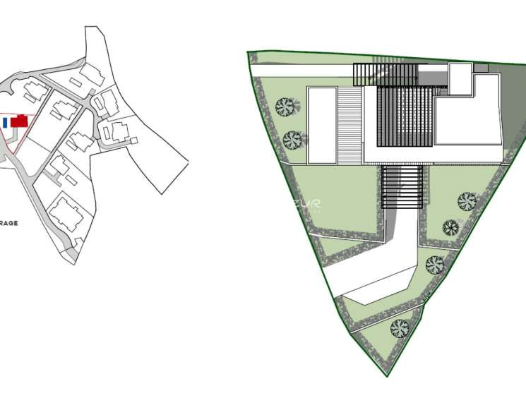 Нова вілла з басейном у котеджному селищі Мужен - ref 1546