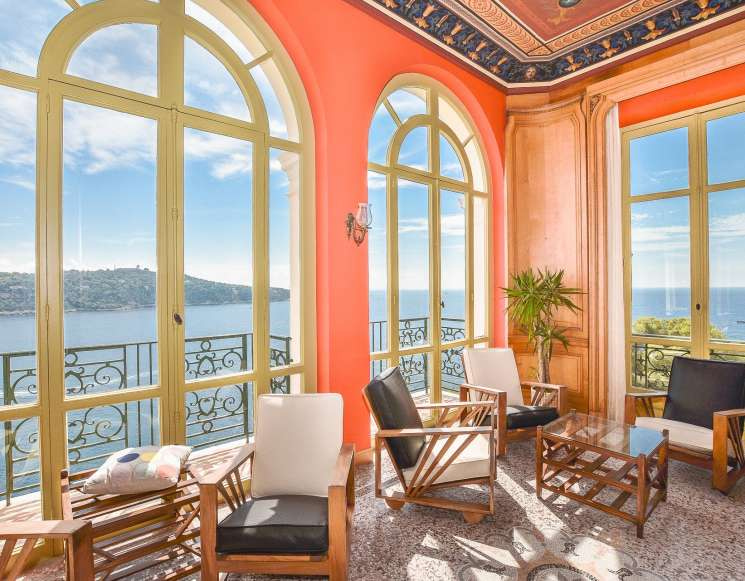 Belle Epoque Mansion in Villefranche-sur-Mer with 400m Coastline -&nbsp;ref&nbsp;1021